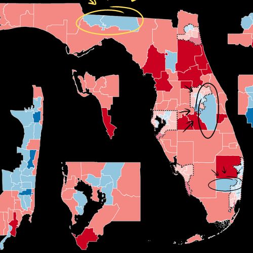 Florida State Map of Representatives